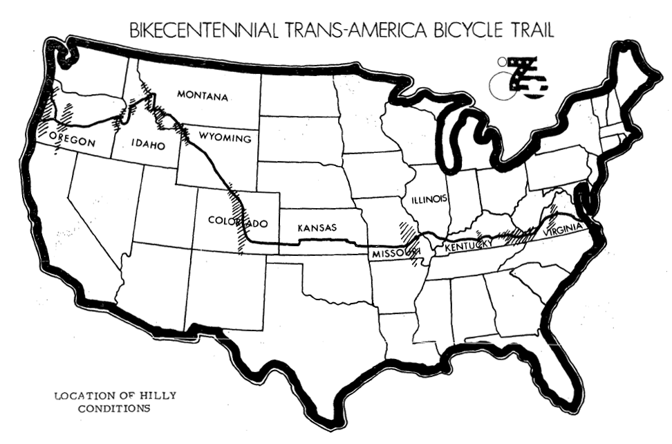 Trans Am Bike Race Route